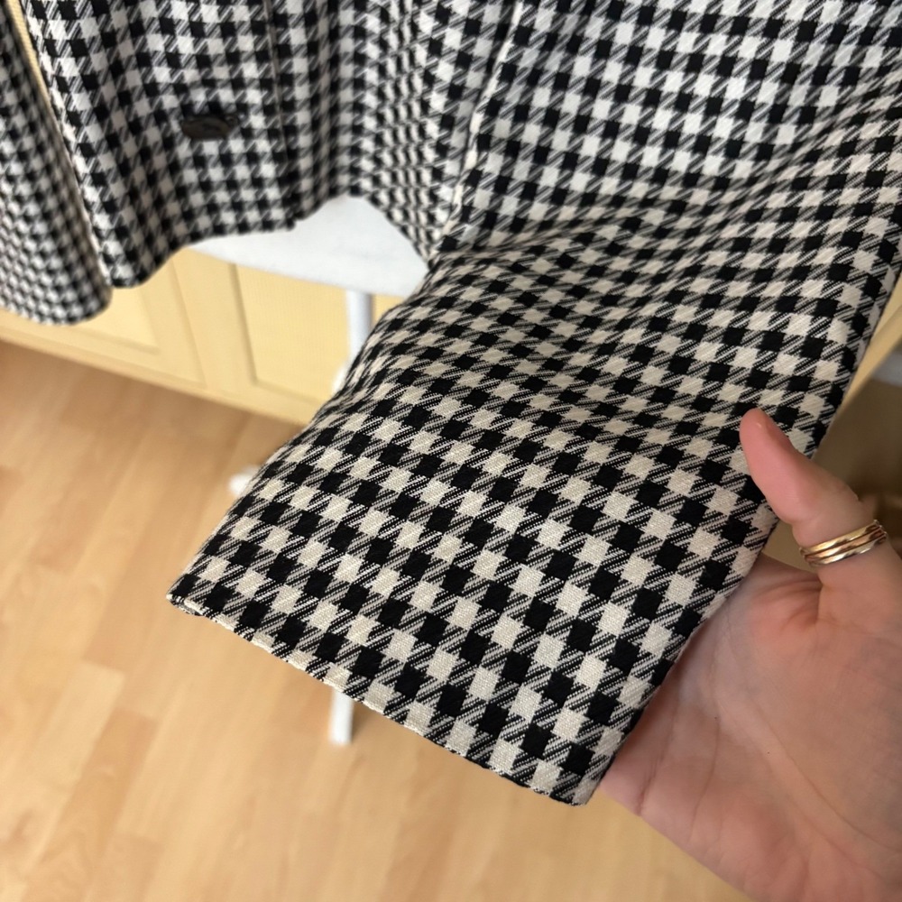 Pendleton Houndstooth Bolero Blazer Jacket Size 1… - image 2